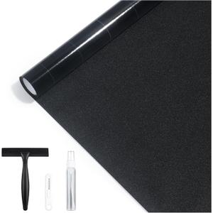 Rabbitgoo Blackout Window Film 100% Light Blocking with Kit, 23.6" x 157.4"