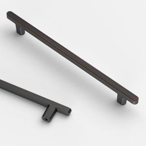 Asidrama 2244 10 Pack 6.3 Inch(160mm) Oil Rubbed Bronze Kitchen Cabinet Handles, Cabinet Pulls Kitchen Cabinet Hardware for Cupboard Drawer Pulls (6.3" Hole Center)