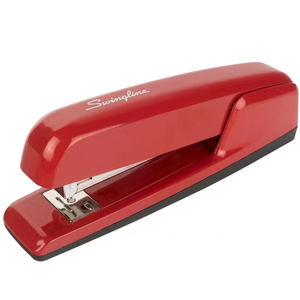 Swingline 747 Rio Red Stapler, Staples Upto 25 Sheet of 20lb Paper, Holds Upto 210 Staple, Full Strip, Staple Size: 0.25", Rio Red, Metal, Die-cast, 1 Each