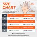 Winter Gloves Waterproof Windproof for Mens Women, Thermal Warm for Cold Weather, Grip Snow for Touch Screen Skiing Cycling Running Driving Snowboarding Fishing Outdoor (X-Small, Black)