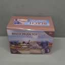 Beach Toys for Kids Ages 4-8, Toddler Snow Toy Set Includes Beach Truck, Bucket, Shovel, Rake, Scoop, Trowel, Sandbox Toy for Toddlers Ages 3-5, Travel Beach Sand Toys for Kids Ages 8-12