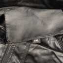 FTIMILD Men's Leather Jacket Motorcycle Jacket Windproof PU Vintage Bomber Jacket 