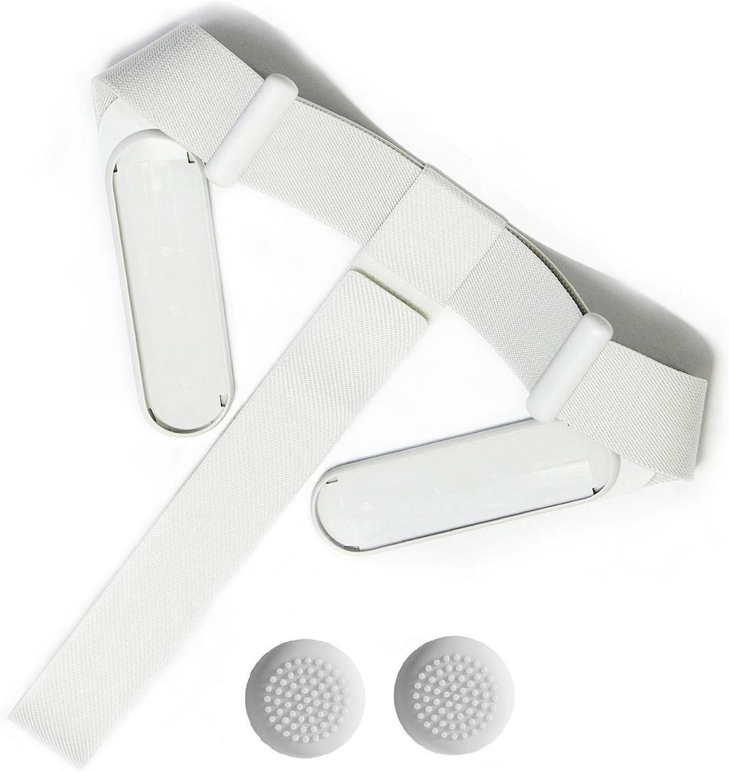 Replacement Head Strap for Oculus Quest 2 Headset, Headstrap for Meta Quest 2 PC Virtual Reality Headsets VR Accesories with 1 Pair Thumb Grip Caps