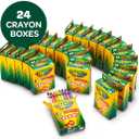 Crayola Crayons Bulk (24 Packs), Preschool Classroom Supplies, Coloring Book Supplies, School Crayons for Kids, Gifts, Ages 3+