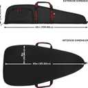 Allen Company Ruger Rifle Case - 40-inch Soft Gun Bag - Hunting and Shooting Accessories - Black