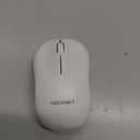 TECKNET Wireless Mouse for Laptop, 2.4G Silent Mouse Quiet Click, Small Portable Computer Mouse, 5 DPI Levels, Cordless Mice for PC, Chromebook, Mac - White