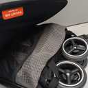 Pockit Air All Terrain Ultra Compact Lightweight Travel Stroller with Breathable Fabric in Velvet Black