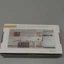 Amerdeco 20 Pack Matte Black Cabinet Knobs 1.46 Inch(37mm) Single Hole Cabinet Handles Rectangle Dresser Knobs Drawer Knobs and Pulls for Bathroom Cabinets