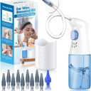 Ear Wax Removal, Ear Cleaner, Ear Wax Removal Kit, FSA Eligible Items Only List, Manual Ear Irrigation Flushing System, Safe and Effective to Clean Ear Built Up Wax (Blue)