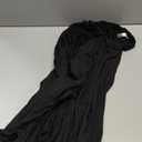 MAKABO Women's Long Cardigans Lightweight, V Neck Knit Button Front Sweaters with Pockets Trendy Outfits for Business Casual (X-Large, Black-hooded)