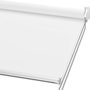 ChrisDowa 100% Blackout Roller Shade, Window Blind with Thermal Insulated, UV Protection Fabric. Total Blackout Roller Blind for Office and Home. Easy to Install. White,44" W x 72" H
