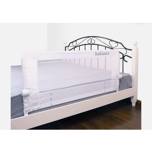 Kooldoo Toddlers, 43"x22.8"  Foldable Toddler Bed Rail Guards for Baby Safety White