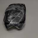 Clear Backpack for Stadium Events Clear Backpack 12x12x6 with Front Pocket for Concert Sport Fashion Women Backpack Events Work Travel (Black)