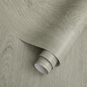 Pack Of 5 Fiula Gray Wallpaper Peel and Stick Wallpaper Wood Grain Wallpapers 197 "x17.5 Self-Adhesive Wall Paper Removable Sticky Gray Woodgrain Wall Paper Vinyl