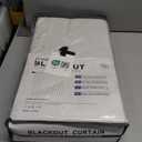 100% Blackout Shield Linen Blackout Curtains for Bedroom 96 Inches Long, Back Tab/Rod Pocket Living Room Drapes, Thermal Insulated Blackout Curtains 2 Panels Set, 50" W x 96" L, Beige