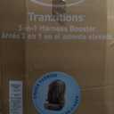 Graco Tranzitions 3-in-1 Harness Booster Car Seat, Forward Facing Car Seat, Highback, to Backless Booster, Cinder (Cinder 2.0)