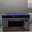 GE Countertop Microwave Oven, Compact 1.1 Cubic Ft., 950-watt Capacity, 6 Auto Cooking Settings, Child-Lock Technology, Kitchen Essentials for The Countertop, Dorm Room or Apartment, Stainless Steel