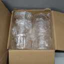 ZEAYEA Set of 30 Clear Acrylic Sugar Bowl, 14 oz Seasoning Box Condiment Pots with Spoon and Lid, Sugar Spice Salt Canister for Home Kitchen, Coffee Bar, Restaurant