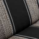FREMONT AUTO Baja Saddle Car Seat Covers - Durable, Stylish, Universal Fit for Ford, Chevrolet, Dodge Trucks & SUVs - Blanket Style, Bench Seat Cover - Full-Size Pickup (Black)