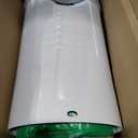 Diaper Dekor EKO MINI Diaper Pail, White, ONLY Eco-Friendly Diaper Pail Made with 70% Recycled Materials, Hands-Free: StepDropDone, Cost-Effective Refill System
