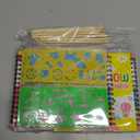 Scratch Paper Art Party Favors for Kids: 16 Pack Rainbow Scratch Notebook, Goodie Bags Stuffers Coloring Books Party Favors for Kids 3-12, Bulk Classroom Birthday Gifts for Student