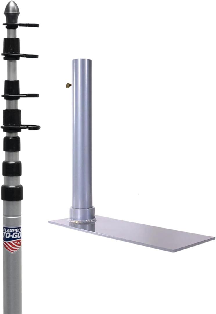 Ultimate Tailgate Kit with Portable Flagpole and Tire Mount