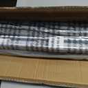 LazBlinds No Drill Roman Shades for Windows, Cordless Light Filtering Window Shades with UV Protection, Polyester Fabric for Bedroom & Living Room, 34" W x 64" H, Grey