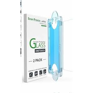 amFilm (3+1 Pack 3 Pack Tempered Glass Screen Protector for Google Pixel 7a, with 1 Pack Camera Lens Protector, 0.33mm Thickness, HD Clear, Anti-Scratch Bubbles-Free