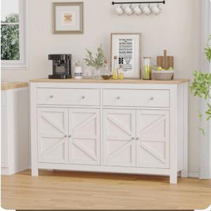 Storage & Farmhouse Style + Wood + Sturdy Structure + Kitchen & Dining