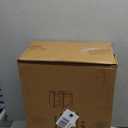 4 Set Pantry Organizer and Storage, Stackable Trash Bag Dispenser Clear Acrylic Kitchen Counter Pantry Baskets for Potato, Onion, Produce, Fruit, Vegetable, Snack, Trash Bag Holder with Bamboo Top