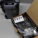 CANVUNTHY Aquarium External Canister Filter Ultra-Quiet Fish Tank UV Filter Water Circulation Turtle Tank Filter with UV Filters Media 171/225/266/317/397GPH (171GPH&UV)