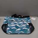 LARGE BEACH BAG Water Resistant Lightweight 20 inch Women Oversize Tote Bag for Gym Beach Travel Pool Yoga Nurse (Wave)