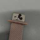 Braided Cartoon Magnetic Clasp Band Compatible with Apple Watch Bands 46mm(Series 11 10)/49/45/44/42mm(Series 3 2 1) Women Men, Stretchy Elastic Nylon Woven Strap for iWatch Series 11 10 9 8 7 6 5 4 SE/Ultra 3 2 1 (Nude Pink)