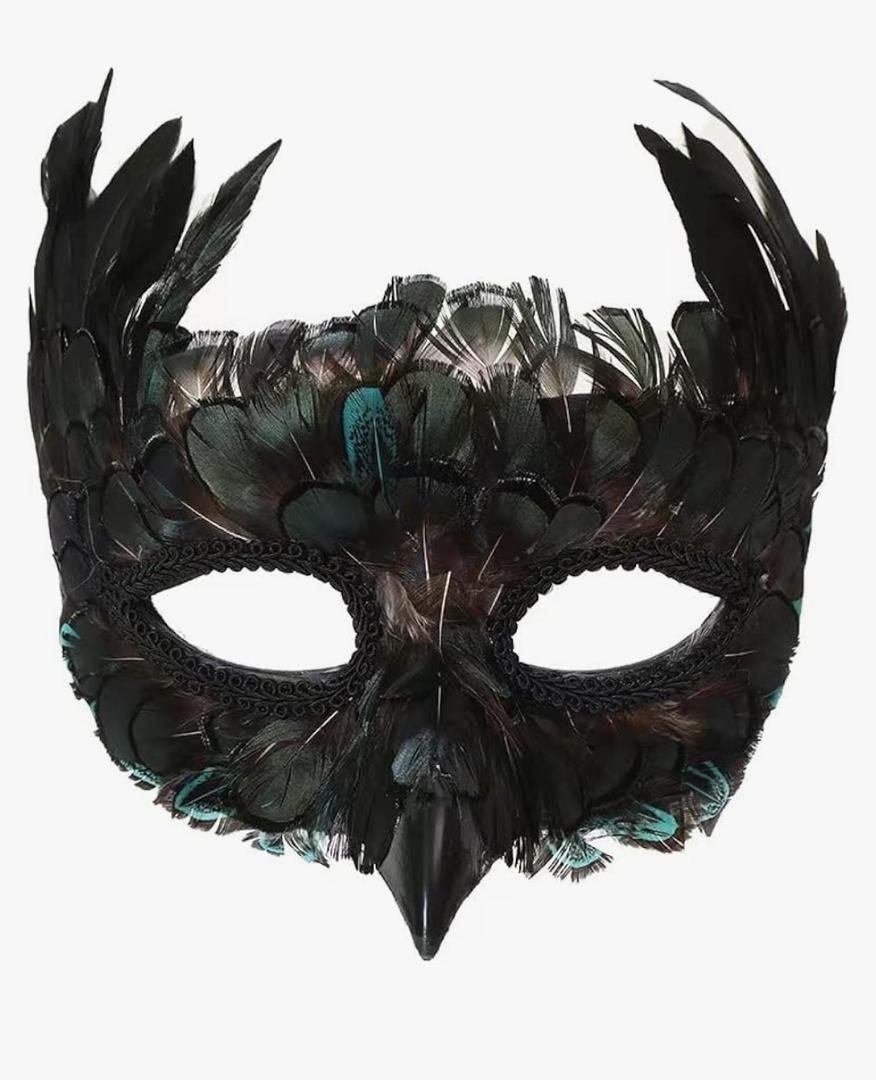 Costume Masks Feather Animal Mask Masquerade Bird Mask Halloween Mardi Gras Cosplay Party Masque
