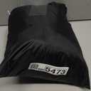 Motorcycle Cover Waterproof Outdoor, 300D Heavy Duty, UV & Rain Resistant, Windproof with 3 Buckles, Fits Most Motorcycles, Cruisers, Sportbikes, Dirt Bikes, Scooters up to 96.5" - XXL Size (Black)