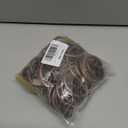 40-Pack Copper Metal Curtain Rings with Clips (1.5")