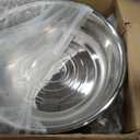 Lounsweer 2 Pack 50 Quart Stainless Steel Large Mixing Bowl 27.5" Silver 304 Stainless Steel Extra Large Capacity Stackable Mixing Bowl for Commercial Kitchens/large Families/school Cafeteria