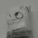 NICETOWN Linen Sheer Curtains 96 inches Long for Living Room, Bedroom Curtains 2 Panels Set Grommet Semi Sheer Privacy with Light Filtering Flax Open Linen Weave Drapes, W52 x L96, White