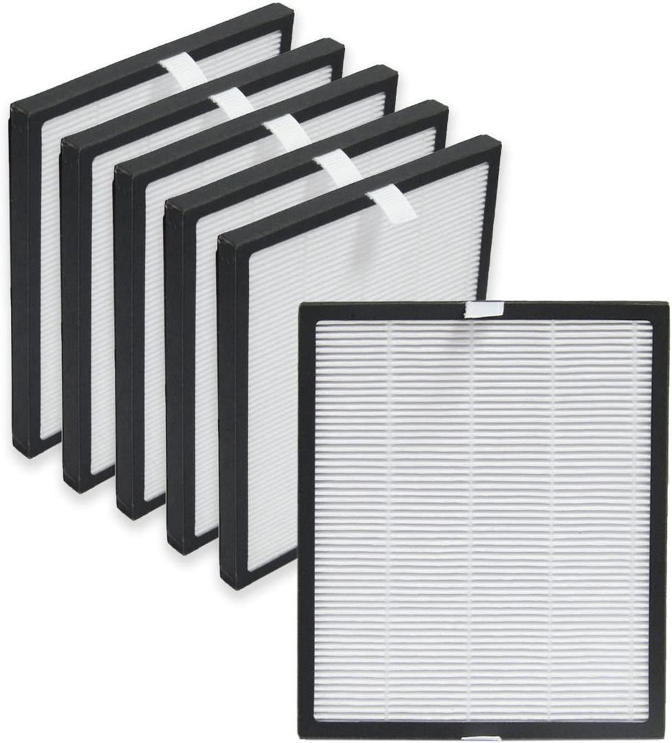 PUREBURG 6-Pack Replacement Filters Compatible with Westinghouse 1804 Portable Air Purifier,H13 True HEPA Air Clean Dust