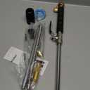 Hydro Jet High Pressure Power Washer-high pressure cleaning tool Extra Long Extendable Wand, Flexible Water Hose Universal Nozzle, Gutter Patio Car Pet Window Cleaning Tool black