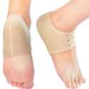 Niupiour Heel Protectors Cups for Plantar Fasciitis, Gel Heel Cushion Cover for Heel Spur, Cracked Heel, Soft Heel Sock Inserts Pads Relieve Heel Pain for Men and Women (Small Size)