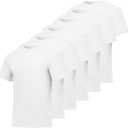 Hanes Men's Short Sleeve T-Shirt Pack, Big & Tall, Crewneck Cotton T-Shirts for Men, Value Packs (White, XXXL)