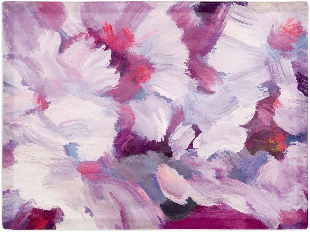 Lilac Florals 14 x 18 Cotton Twill Placemat