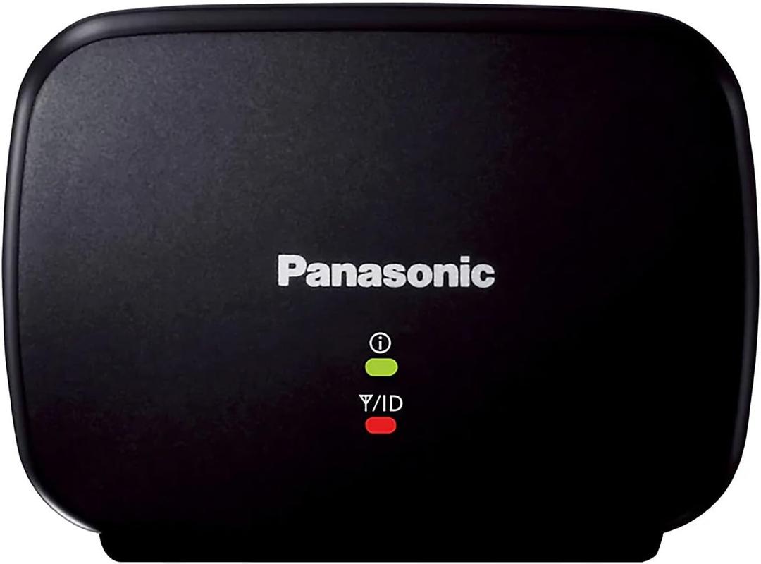 Panasonic KX-TGA407B Range Extender for DECT 6.0 Plus Cordless Phone Systems Landline Telephone (Black)