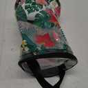 Beach Gifts Heavy Duty Clear Lotion Toiletry Bags for Travel Sunscreen Makeup Cosmetic Pouch Cylinder Bag Waterproof Portable Trip Bag with Handle Zipper(Hibiscus Flowers)