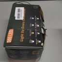 LitHome 14.8FT x 5FT Christmas Net Lights Outdoor Mesh Lights, 300 LED Warm White Net Light 8 Modes Connectable, Waterproof Giant Christmas Mesh Light Green Wire for Bushes Garden Yard Party Decor