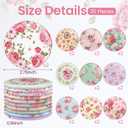 Briwooody 20 Pcs Rose Vintage Compact Mirrors Bulk for Women 2.76 in Round Floral Pocket Makeup Mirror Gifts for Tea Party Birthday Bridal Baby Shower Wedding Party Supplies Decor