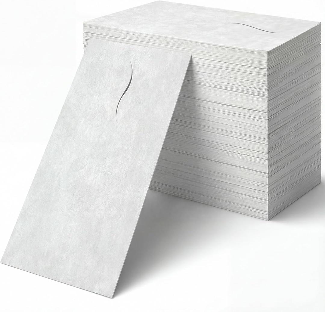 Hahafelt 2000 Pcs 12" x 24” Chiropractic Face Paper Sheets with Slit Premium Headrest Paper Disposable Medical Face Barrier Exam Sheets White