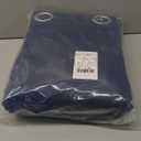 NICETOWN Full Shading Curtains 90 inches Long 2 Panels Set for Windows, Super Heavy-Duty Black Lined Blackout Curtains for Bedroom, Privacy Assured Window Treatment (Navy Blue, 52 inches W)