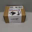 Hulave Split Post Base Cover, Fits 1.25"x1.25" Post/3.5"x3.5" Base, for Indoor/Outdoor Iron Railing, Fence, Stair Post Base Decorative Skirt Covers (2Pack-Black)